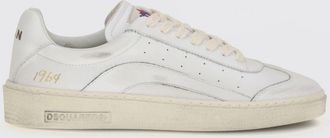 Dsquared2 Sneakers basse Rider in pelle di vitello liscia con effetto usurato