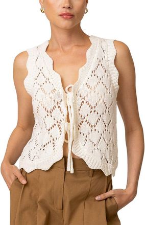 Line & Dot Aleza Tied Sweater Vest