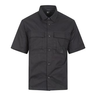 C.P. Company Metropolis Shirt - Heren - Korte mouwen Overhemden - Zwart - 2XL - Overhemden
