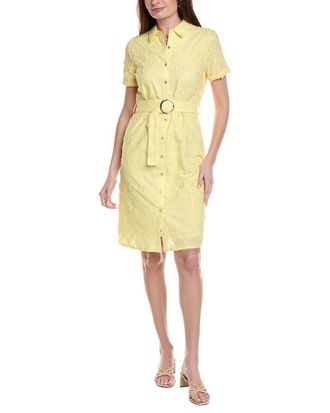 Nanette Lepore Short Sleeve Maxi Shirtdress