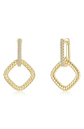 Lafonn Celesta Cube Dangle Earrings in Gold at Nordstrom