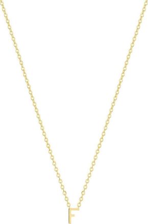 Set & Stones Cheyenne Initial Necklace in F at Nordstrom