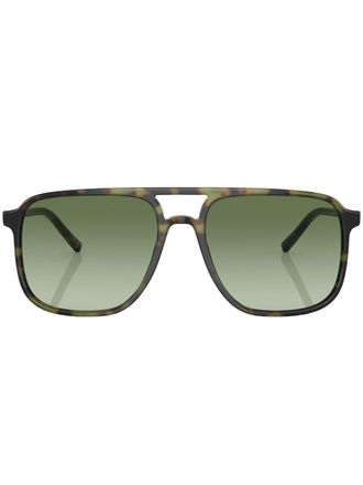 Dolce & Gabbana Eyewear Occhiali da sole squadrati - Verde