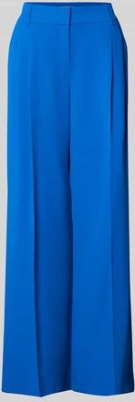 Christian Berg Straight Fit Stoffhose mit B&uuml;gelfalten in Blau, Gr&ouml;&szlig;e 34