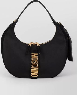 Moschino shoulder bag gold tone hardware strap