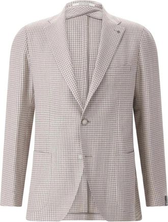 Tagliatore Formele Blazers - Heren - Blazers - Beige - L - Wol - Jassen