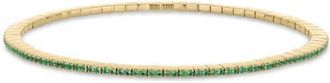 Bony Levy 18K Gold El Mar Gemstone Stretch Bracelet in 18K Yellow Gold/emerald at Nordstrom, Size Medium