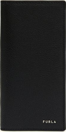 Furla Man Project Portafoglio Continental Nero Nero Pelle Di Vitello Testurizzata Milos Uomo