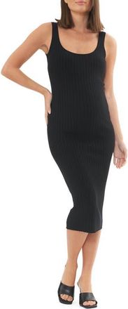 Ripe Carmen Rib Knit Dress in Black at Nordstrom, Size X-Small