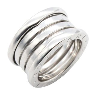 Bulgari Silver White Gold (18K) Band Ring (Pre-Owned)