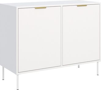 Selsey Selsey Vena - Aparador De 2 Puertas - Blanco, 100 Cm