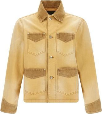 Wales Bonner Sierra Canvas Jacket - Heren - Zomerjassen - Beige - M - Katoen - Jassen