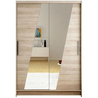 Mirjan24 Mobilier1 - Armario Closico 152, Trufa Roble, 200x120x58cm, Puertas De Armario: Correderas, N&uacute;mero De Estantes: 0