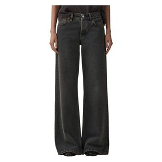 Jeanerica Dames, Jeans, Grijs, Maat: W25 L32 Katoen