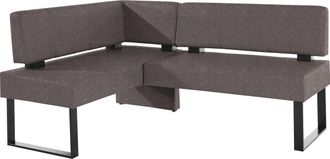 HOME AFFAIRE Eckbank »Oliver mit Metallgestell, Küchenbank« verschiedene Bezüge Cord Esszimmerbank OTTOs Choice