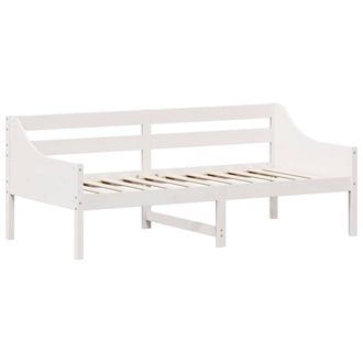 Berkfield Home Beautiful Day Bed without Mattress White 90x190 cm Single Solid W