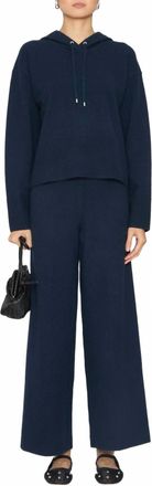 Veronica Beard Jenkins Knit Pant In Navy