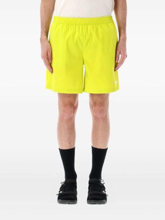 The North Face embroidered-logo shorts - Yellow