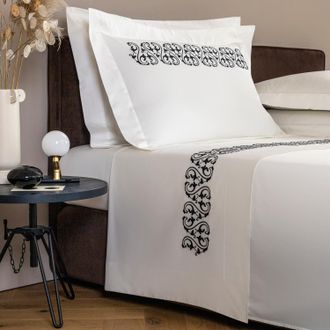 Frette Ornate Medallion Embroidered Sheet Set | Frette