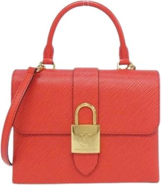 Louis Vuitton Pre-owned Handbags, female, Orange, Size: ONE SIZE Pre-owned Vintage Handbag