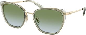 Coach HC7187 CDP56 9486I7 Womens Sunglasses Gold Size 53