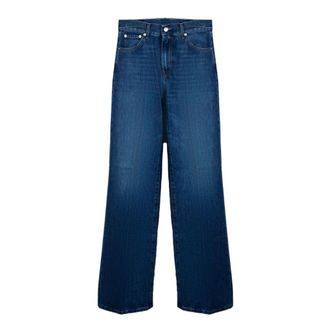 Dondup Wide Jeans, female, Blue, Size: W25 Wide Leg Jeans