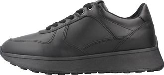 Geox Amabel Sneaker - Dames - Sneakers - Zwart - 38 EU - Leer - Schoenen