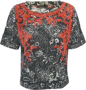 Isabel Marant Top met borduurwerk - Zwart