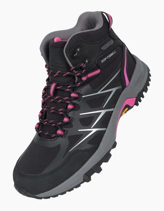 Mountain Warehouse Womens Mountain Warehouse Womens/Ladies Extreme Byzantine Vibram Waterproof Walking Boots - Black - Size: 4