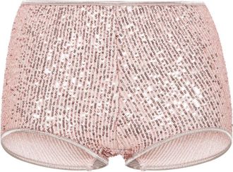 Alchemy x Lia Aram sequin-embellished shorts - women - Polyamide/Polyester - S - Gold