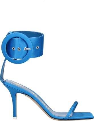 The Attico De penthouse sandalen gisteravond vrouwen satijnen hemelse/turquoise