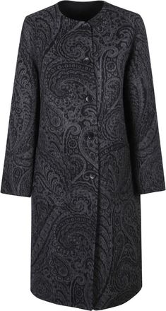 Etro Jassen - Dames - Mantel - Zwart - XS - Jassen