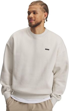 Under Armour Heren-sweatshirt met geribde kraag en oversized pasvorm van Woodmark (Wit)