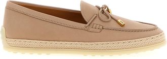 Tod's Gomma Rafia 92k Loafers Pink