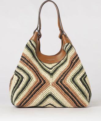 Gianni Chiarini Borsa Dua Gianni Chiarini in rafia crochet e pelle