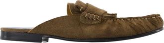 Marni Mules, male, Brown, Size: 11 US Suede Sabot