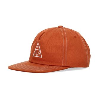 HUF Platte Klep Triple Triangle Snapback - Heren - Petten - Bruin - ONE Size - Katoen - Accessoires