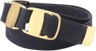 Ferragamo Pre-owned Standard Belt - female - Salvatore Ferragamo Pre-owned - Vintage Belts - Blue - ONE SIZE - Pre-owned