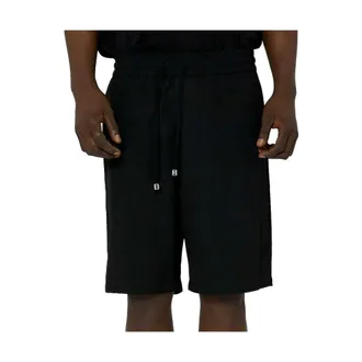 John Richmond Casual Shorts, male, Black, Size: 2XL Bermuda