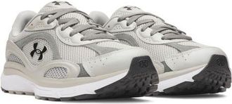 Under Armour UA Tech Runner Sneaker in Titanium/Clay Green/Black at Nordstrom, Size 13