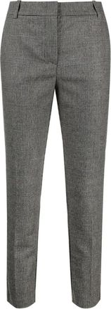 Pinko Bello Broek - Dames - Slim Fit Broeken - Grijs - 2XS - Wol - Broeken