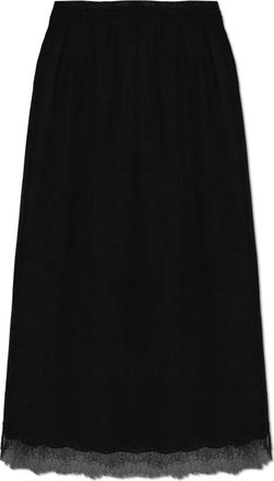 Zadig&Voltaire Jarvis Rok - Dames - Midirokken - Zwart - XS - Rokken