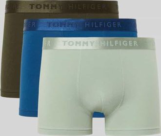 Tommy Hilfiger Slim Fit Trunks aus Modal-Mix im 3er-Pack in Marine, Gr&ouml;&szlig;e XXL