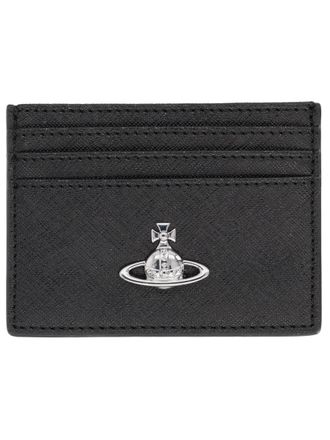 Vivienne Westwood Flat Card Holder With Orb Detail