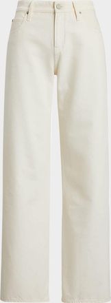 Ralph Lauren Collection Mercer Relaxed Wide-Leg Jeans