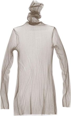 Cortana Cisne de tul - Dames - Longsleeves - Bruin - M - Nylon - Tops