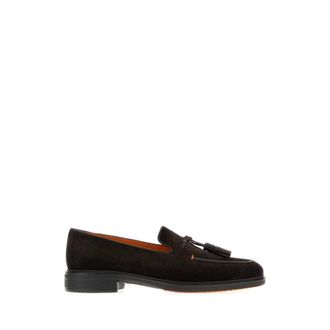 Santoni Loafers - male - Santoni - Loafers - Brown - 8 1/2 UK - Shoes