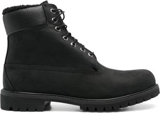 Timberland Zwarte Su&egrave;de Veterschoenen - Heren - Veterlaarzen - Zwart - 42 EU - Su&egrave;de - Schoenen
