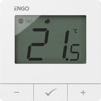 OEM Controlador De Temperatura De Internet, Engo E25-230w, Montaje En Superficie, Zigbee/868 Mhz, 230 V, Blanco