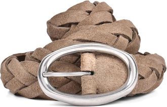 Brunello Cucinelli Heren, Accessoires, Bruin, Maat: 110 CM Su&egrave;de